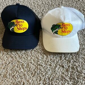 Blue bass pro shop hat